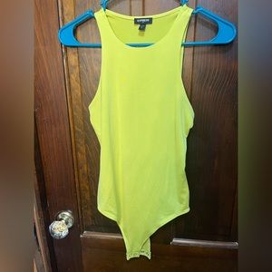 Express yellow bodysuit